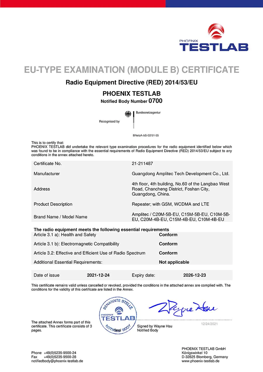 Certificación CE 9