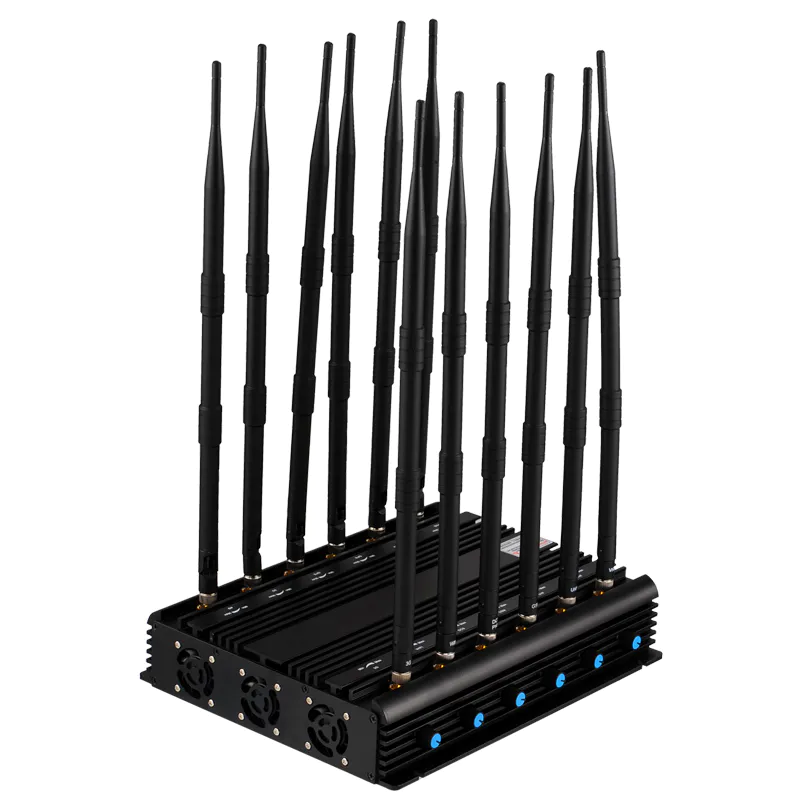 Amplitec 2g 3g 4g 5g Wifi GPS VHF Bluetooth Security Mobile Cell Phone Signal Jammer