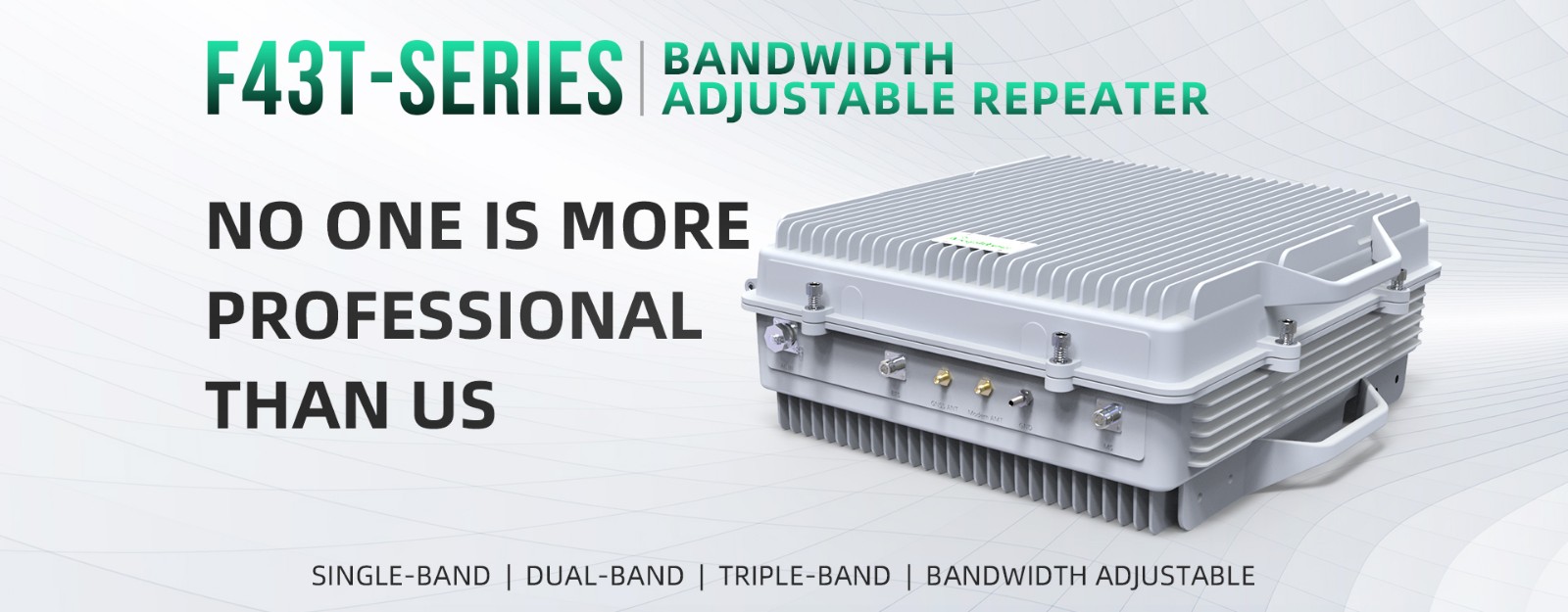 bandwidth adjustable repeater