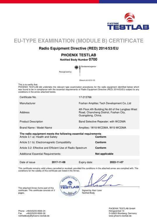 Certificación CE 3